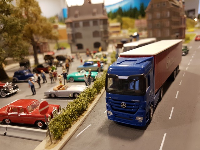 kamion miniatura